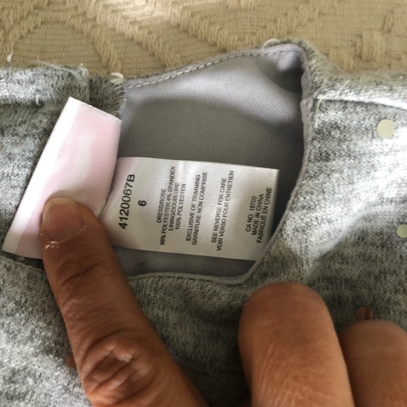 EUC Girls Size 6 2 piece outfit. Dress over leggings. - Picture 5 of 5